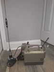 Vintage Porta-mobile 2 Fm Two-way Transceiver Lunchbox Radio. Fixed Price $125.00.