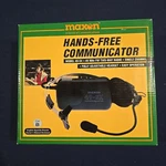 Maxon 49-SX Two Way Hand Free Communicator Radio Ch B 39 Mhz Headset. Fixed Price $12.99.