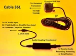 Cable 361 Kenwood TK7150 TK8150 TK7180 TK8180 Recording Adaptor Streaming Audio. Fixed Price $29.99.