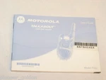 Genuine Motorola Way Radio Model 6250 Manual. Fixed Price $8.25.