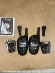 Set Of Cobra Microtalk PR245 Black Two Way Radio Works Tested. Fixed Price $16.99.
