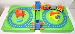 Vtg 1980 Mattel My First Wheels Train Set 100% Complete Children's Kids Dmg Read. Fixed Price $39.95.
