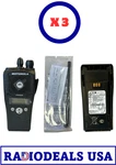 X Motorola PR400 Limited Keypad Uhf Radio AAH65RDF9AA3AN, Antenna & Battery. Fixed Price $522.00.
