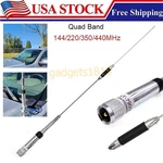 New Quad Band Antenna 144/220/350/440MHZ For Qyt KT-7900D KT-8900R Car Ham Radio. Fixed Price $17.80.