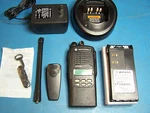 Motorola HT1250 Vhf 136-174 128 Channel W/mdc Signaling Mint Tested Case. Fixed Price $300.00.
