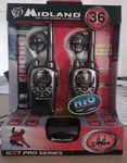 Midland GXT1000VP4 Gmrs Two-way Radios 22 Channels 36 Mile Waterproof Noaa Alert. Fixed Price $85.00.