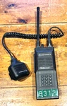 Motorola Vhf P100 Radio With Remote Spkr Mic And Dtmf Front, Collectable. Fixed Price $50.00.