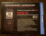 Standard Horizon Floating Transceiver With Gps HX870 - Brand New Orig Box. Fixed Price $120.00.