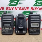 Set Of 2- Icom Two Way Radios & IC-F60V W/ (1) Battery -nocharger- Parts. Fixed Price $70.00.