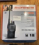 Baofeng BF-888S Uhf 400-470 Mhz Walkie-talkie Radios Desk Charger, Earpiece. Fixed Price $23.99.