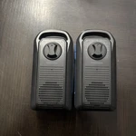 Insignia- Portable Bluetooth Speaker Pair With Built-in Walkie-talkies Black. Fixed Price $19.99.