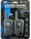 Cobra Two-way Walkie Talkies SH360BK 25 Mile Range Built-in Weather Radio New. Fixed Price $54.90.