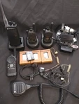4 Motorola CLS1100 Series Radios And Batteries. Fixed Price $230.00.