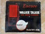 Vintage Encore Walkie Talkie. Fixed Price $24.99.