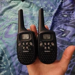Uniden GMR1635, Two-way Radio 22 Channel Walkie Talkies Tested. Fixed Price $14.99.