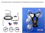 10' Long Hard Wire+mount Bracket & 6 Suction Cups For The Uniden Radar Detectors. Fixed Price $18.00.