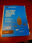 Motorola CLP1040 Channel Uhf Two-way Walkie Talkie Radio Open Box. Fixed Price $75.00.