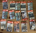 Imrie Risley 54MM Medieval Knights Lot 15 Kits New Sealed Metal Figures 1/32 Ir. Fixed Price $150.00.