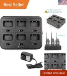 H-777H Six-way Charger Compatible With H777D Baofeng BF-88.... Fixed Price $97.99.
