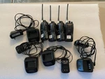 Package Of Qty 4 Channel Kenwood Protalk Radios. Fixed Price $495.00.