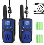 Adult Walkie Talkies 2 Pack, Rechargeable Long Range Way. Fixed Price $46.99.