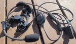 Motorola Rugged Temple Transducer Headset RMN5049A With Ptt. Fixed Price $74.99.