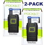 (2-PACK) Blackbox Pocket Plus 16-CHANNEL Uhf 2-WAY Radio RUGGED/1.5W/SCAN/VOX/K1. Fixed Price $79.60.