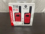 Motorola Talkabout T110 Twin Pack Red. Fixed Price $18.00.