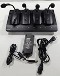 Shure MXWNCS4 4-SLOT Network Charging Station W/ 4X MXW8 Mic Bases PS60US Bundle. Fixed Price $399.99.