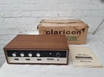Vintage Claricon Stereo 253 Silver Face Solid State Amplifier Original Box & Man. Fixed Price $195.00.