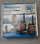 Midland GXT1000VP4 Gmrs Walkie Talkie 2-PACK + Headsets Charger.. Fixed Price $55.00.