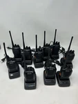 Lot Of 10 Greaval Long Range GV-85 Walkie Talkies Radios W/ Charger & Earphone. Fixed Price $75.00.