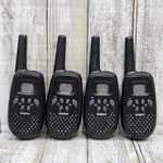 Lot Of 4 Uniden (GMR1635-2C) Two-way Radio Walkie Talkies Black Not Working. Fixed Price $19.99.