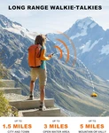 Walkie Talkies Long Range For Adults Distance Rechargeable Talkie.... Fixed Price $76.95.