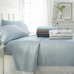 Premium Bamboo 4 Piece Sheet Set, 2200 Series, Silky Soft & Cooling - No Wrinkle. Fixed Price $36.99.