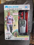 Midland Two Way Radios, 2-PK, 30-MILE Range, 36-CHANNEL With Headphones, New. Fixed Price $55.00.