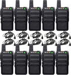 RT19 Mini Walkie Talkies With Earpiece, 10 Pack, Portable Two-way Radio. Fixed Price $216.99.