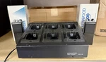 Kenwood TK-300 Lot W/ KSC-36 6-BANK CHARGER,2RADIOS,MICS & Boxes Untested. Fixed Price $80.00.
