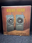 Walkie Talkie Super Rare Model 06-32-64 New K-mart Cib. Fixed Price $48.00.