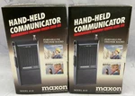 1989 Maxon 49-H Hand Held Communicator Set Of 2. Fixed Price $19.99.