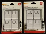 New Ge Window/door Alarm Pack X2 (8 Total) Audible Home Security 45174. Fixed Price $22.49.