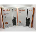 Arcshell AR-5 Two Way Radios Uhf Fm Transceiver 2 Pack Rechargeable Black Li-ion. Fixed Price $95.00.