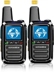 Global Lifetime Free Rapid Walkie Talkies 4G Lte Poc Ptt Two Way Radios 2PCS Sim. Fixed Price $151.99.