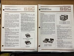 Ssc Solid State Communications Catalog Inserts Station Remote Controls Decoders. Fixed Price $13.98.
