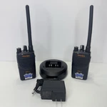 Lot Of 2 Motorola Mag One BPR40 Portable Uhf Radios, AAH84RCS8AA1AN W/ Charger. Fixed Price $100.00.