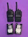 (lot Of 2) Vertex VX821 VX-821-G7-5 Uhf 450-512 Mhz 16 Ch 5W Radios. Fixed Price $299.00.