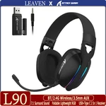 Attack Shark L90 Foldable Rgb Ultra-light Tri-mode Gaming Headset. Fixed Price $23.79.
