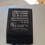 Realistic Cat. No. 21-516A Nickel Cadmium Battery Charger 18V 50MA Brand New. Fixed Price $13.75.