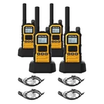 Retevis RB48 Plus Walkie TALKIES(4 Pack) With HEADSET(4 Yellow. Fixed Price $334.65.