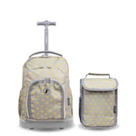 J World New York Kids' Lollipop Rolling Backpack & Lunch Bag Set, Candy Buttons,. Fixed Price $66.09.